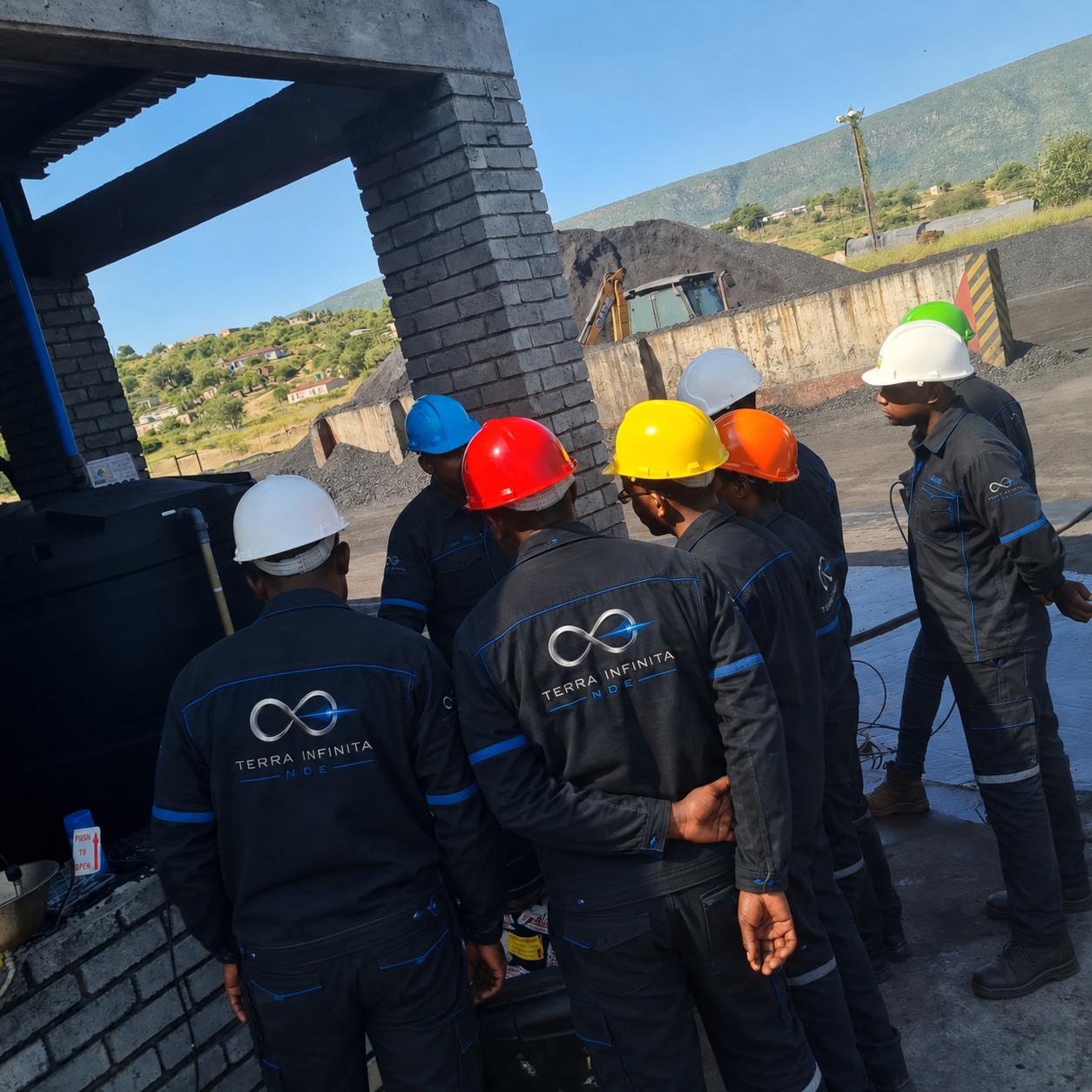 TerraInfinita technicians carrying out an energy-efficiency site assessment